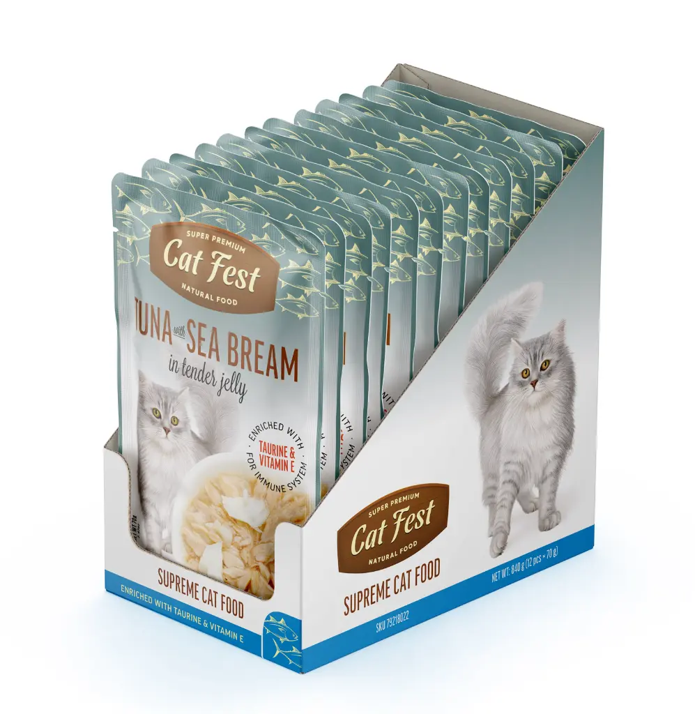 Cat Fest Tuna With Sea Bream In Tender Jelly For Cats 70g (2).webp