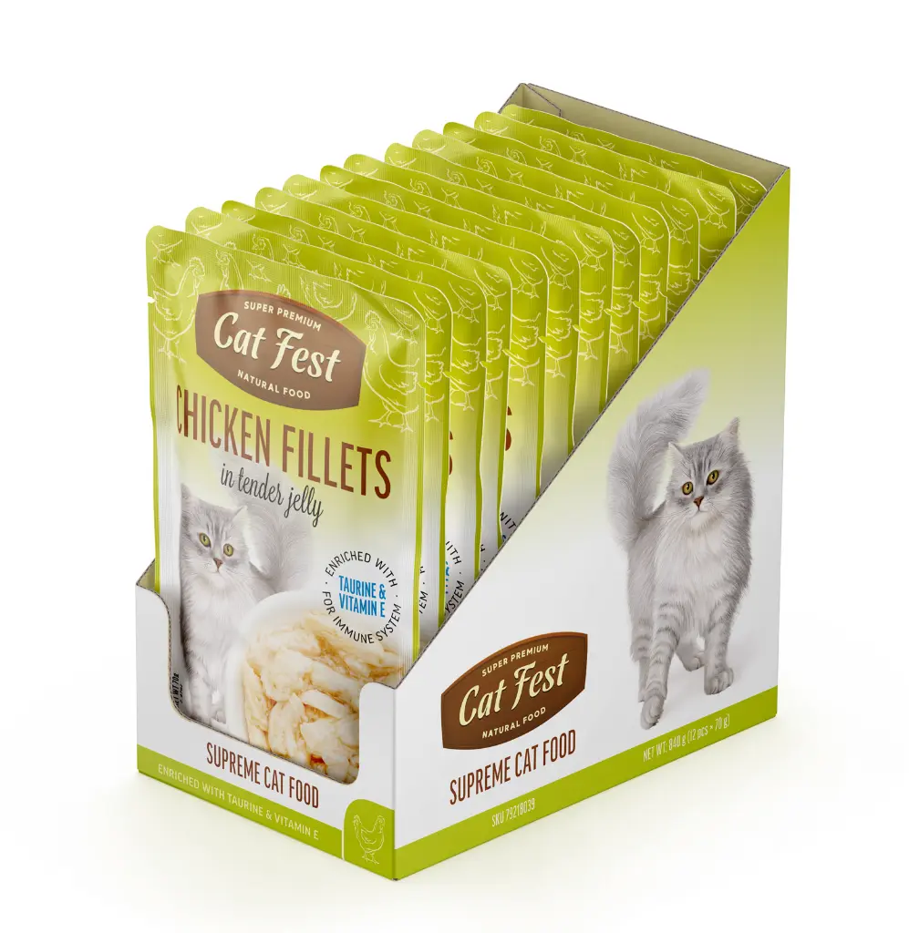 Cat Fest Chicken Fillets In Tender Jelly For Cats 70g (2).webp