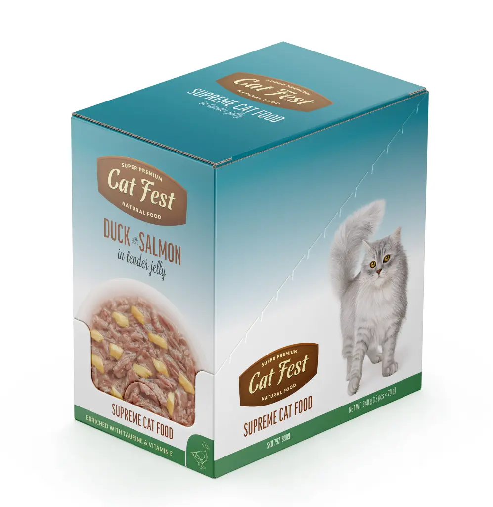 Cat Fest Duck With Salmon In Tender Jelly For Cats 70g (3).webp