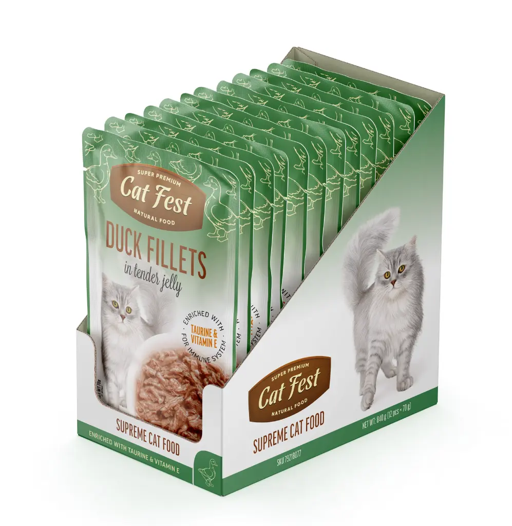 Cat Fest Duck Fillets In Tender Jelly For Cats 70g (2).webp