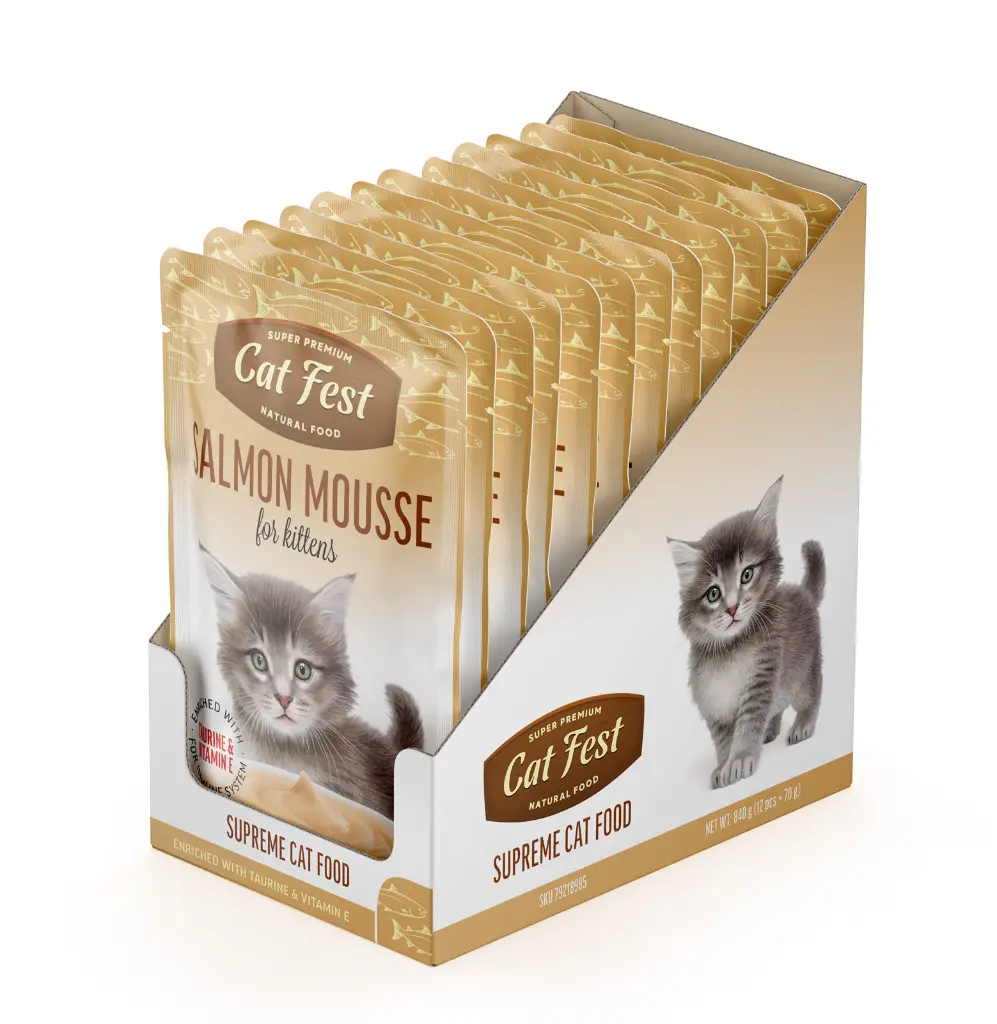 Cat Fest Salmon Mousse For Kittens 70g (2).webp