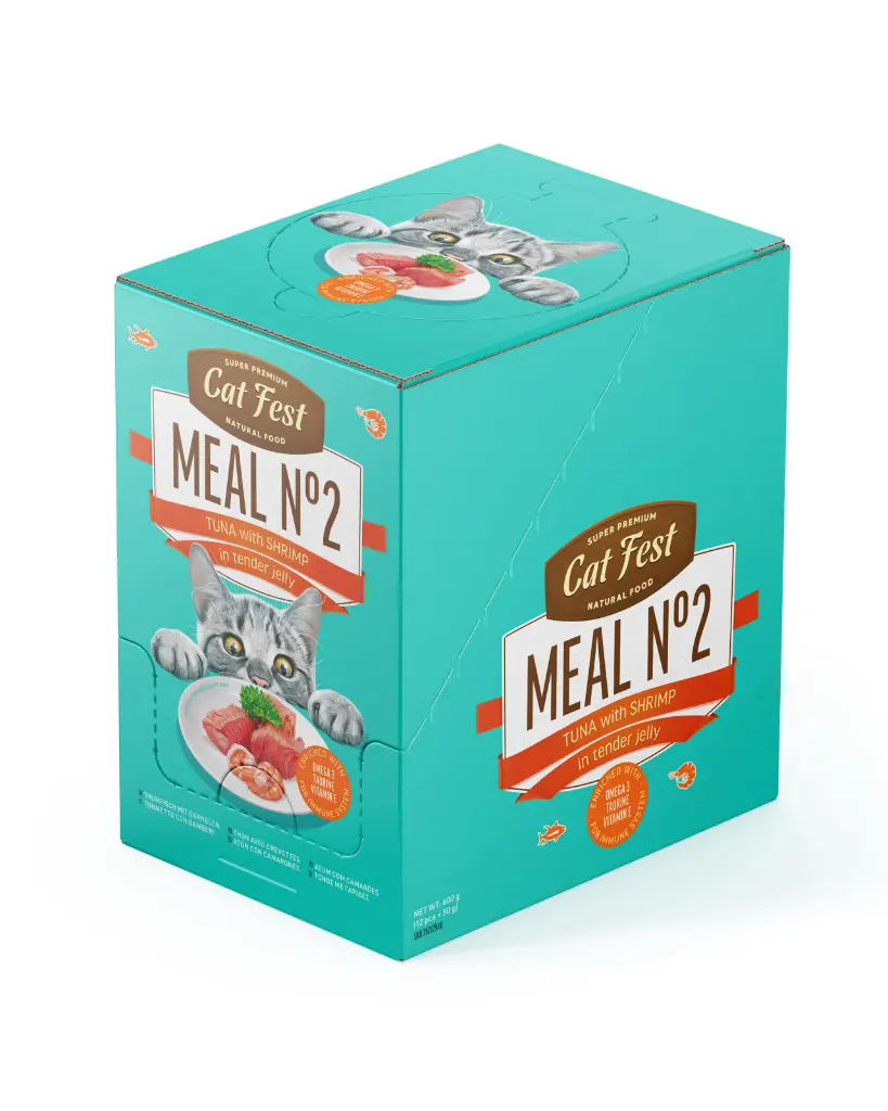 Cat Fest Meal No 2 Cat Food in Jelly-Tuna With Shrimp 50g (5).webp