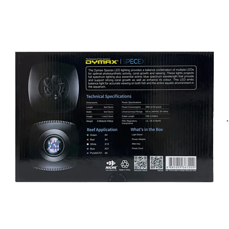 Dymax SpeceX Reef Light Science