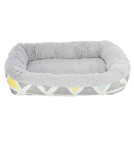 Trixie Bunny Cuddly Square Bed for Small Pets - GREY/38X7X25CM