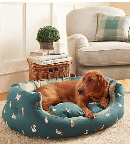 Danish Design Laura Ashley Park Dogs Deluxe Slumber Dog Bed - 76CM