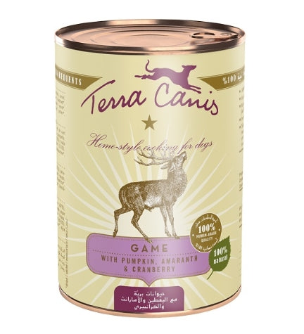 Terra Canis Classic Game Venison Dog Wet Food - 400G