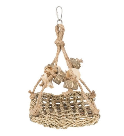 Trixie Sea Grass Swing for Birds & Small Pets BROWN 19X19CM