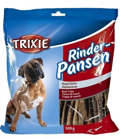 Trixie Dried Beef Tripe Dog Treats - 500G