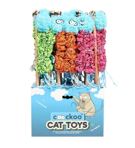 ebi Coockoo Mac Cat Rod - ORANGE/40X4X4CM
