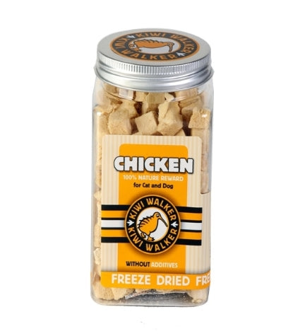KIWI WALKER Freeze Dried Grain Free Snack Chicken Cubes Cat and Dog Treats - 80G