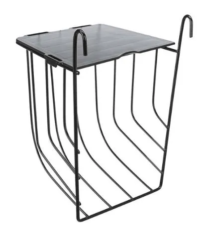 Trixie Hanging Hay manger w/ Metal Lid - BLACK/13X18X12CM