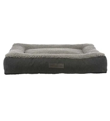 [204426-3] Trixie Bendson Vital Square Dog Bed - DARK GREY/120X80CM