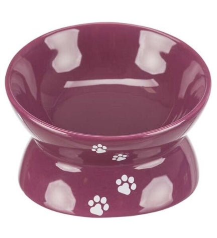 Trixie Ceramic Bowl Elevated - BERRY/13CM