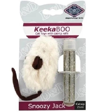 D&D KeekaBOO Snoozy Jack Plush Cat Toy - 8CM