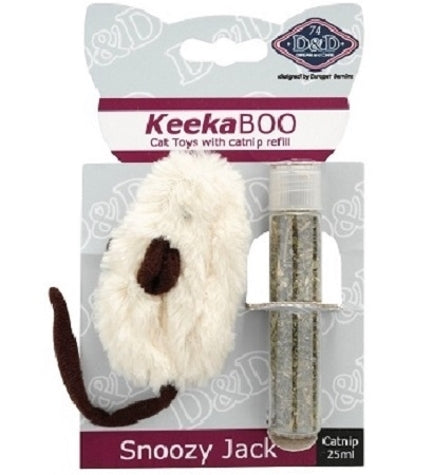 D&D KeekaBOO Snoozy Jack Plush Cat Toy - 8CM