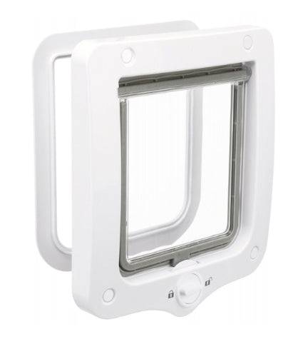 Trixie 2 Way Flap Door for Cats - WHITE/20X22CM
