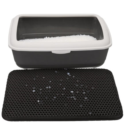 Trixie Sieve Mat for Cat Litter Trays - GREY/40X70CM