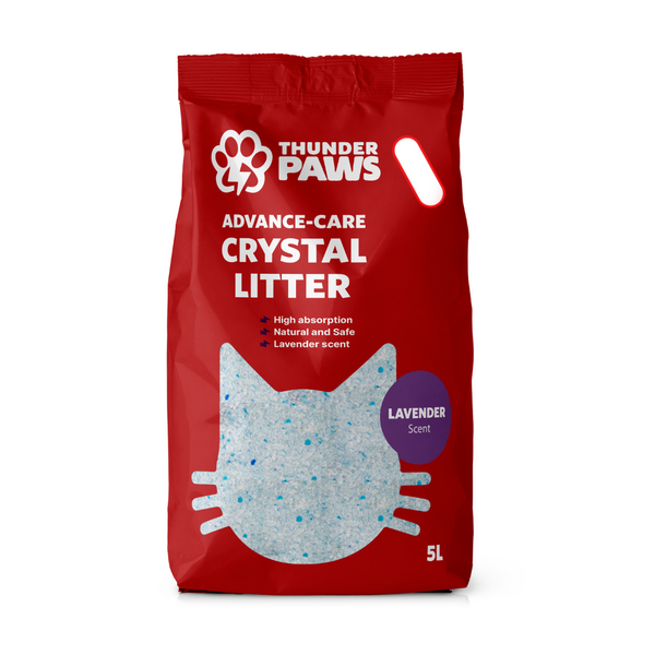 Thunder Paws Advance Care Lavender Crystal Cat Litter 5L
