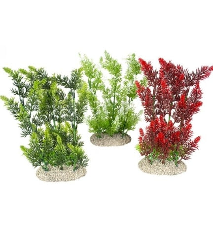 Aqua D’Ella Large Plant Elodea Densa Aquarium Décor - White/25cm
