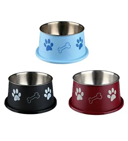 Trixie Long Ear Dog Bowl - GREY/19CM