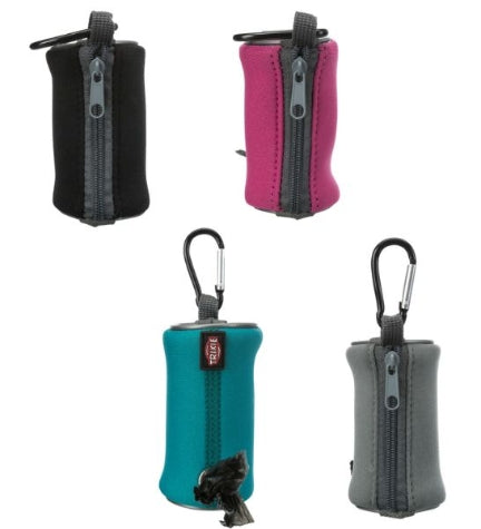 Trixie Poop Neoprene Bag Dispenser - BLACK