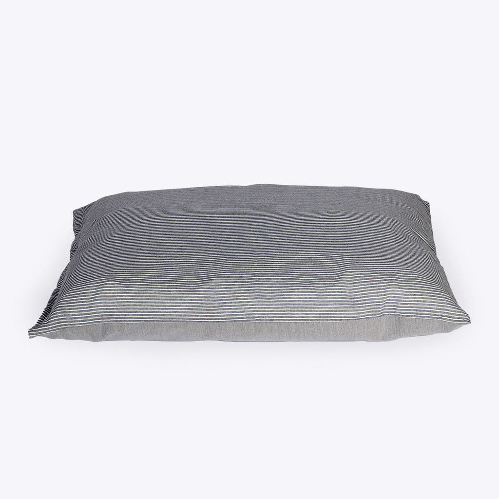 Danish Design Rustic Stripes Grey Snuggle Dog Bed - 80X65X26CM