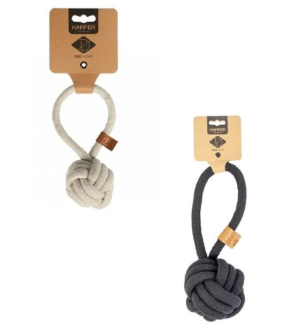 D&D Home Harper Dog Toy - WHITE/LARGE