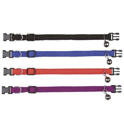 Trixie Elastic Nylon Collar for Cats - PURPLE/20-32CM