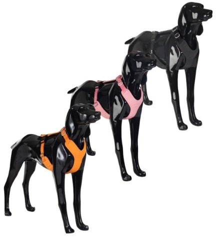 PAIKKA Visibility Harness for Dogs - ORANGE/XL