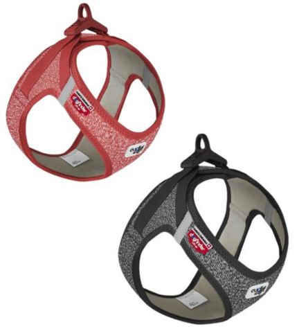Curli Vest Harness Merino with Curli Clasp for Dogs - BLACK/SMALL