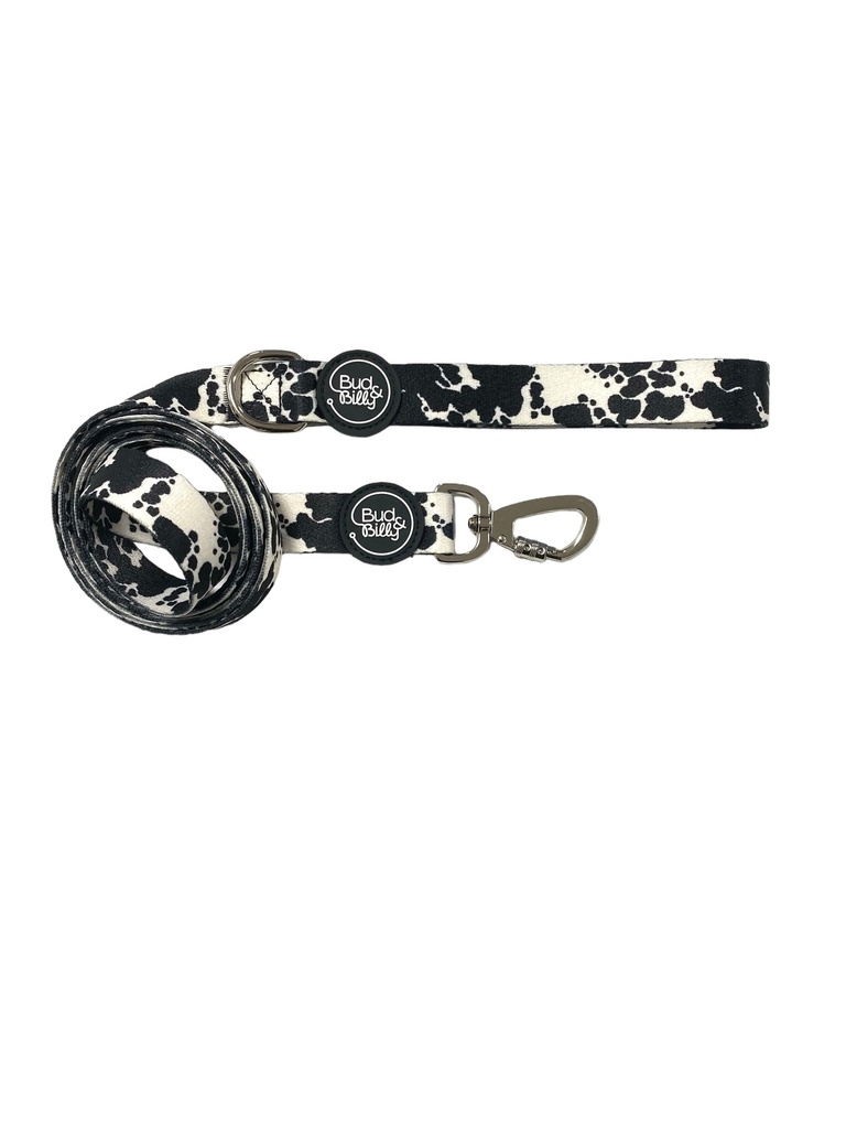 Bud & Billy Monochrome Chic Dog Leash 2.5cm