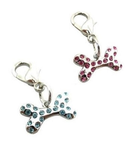 GoScribe GoDazzler Crystal Bone Blue Charms 