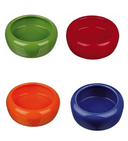 Trixie Colourful Ceramic Pet Bowl - GREY/Ø13CM