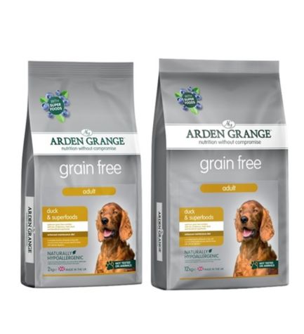 Arden Grange Grain Free Adult Duck & Superfoods Dry Dog Food 2kg