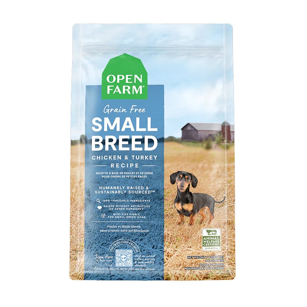 Open Farm Grain Free Small Breed Dry Dog Food - 1.81KG