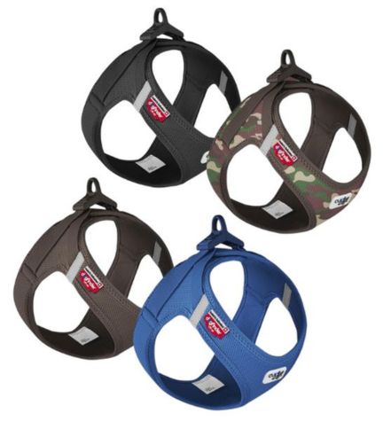 Curli Vest Harness with Curli Clasp Air Mesh for Dogs - BLUE/XXXS