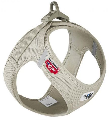 Curli Vest Harness with Curli Clasp Air Mesh for Dogs - SUN-ORANGE/XXXS