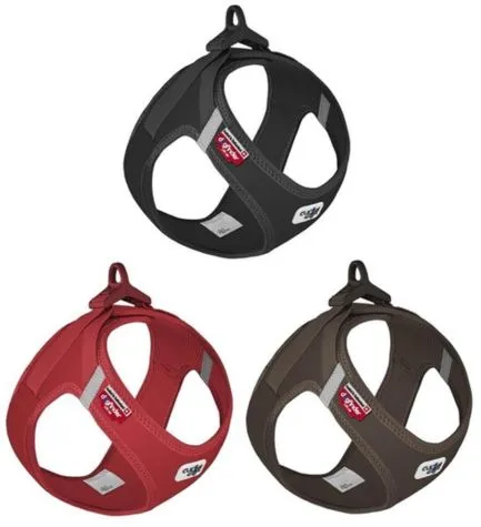 Curli Vest Harness with Curli Clasp Softshell for Dogs - BLACK/XXXS