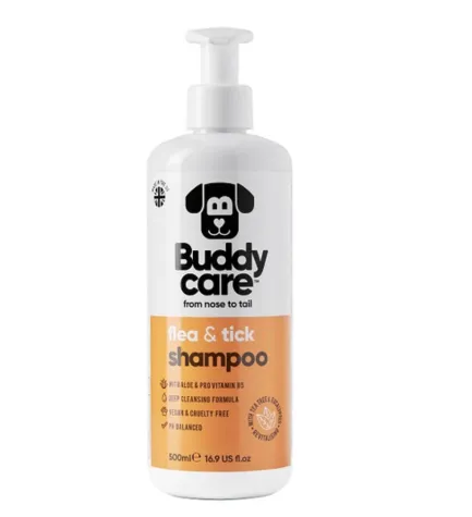 Buddycare Flea & Tick Dog Shampoo - 500ML