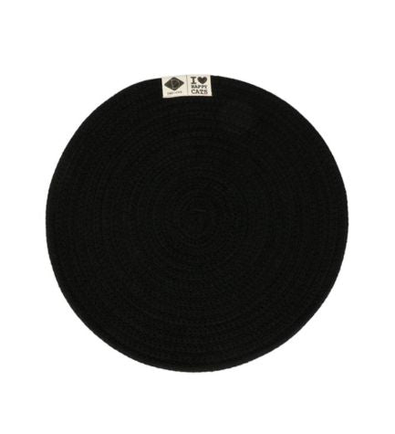 D&D Home I Love Happy Cats Jill Placemat - BLACK/40X40X0.8CM