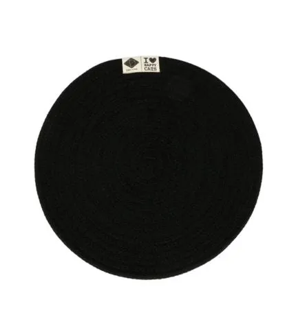 [206767-2] D&D Home I Love Happy Cats Jill Placemat - BLACK/40X40X0.8CM
