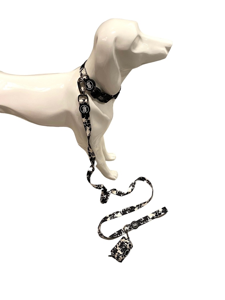 Bud & Billy Monochrome Chic Dog Collar 20-25cm