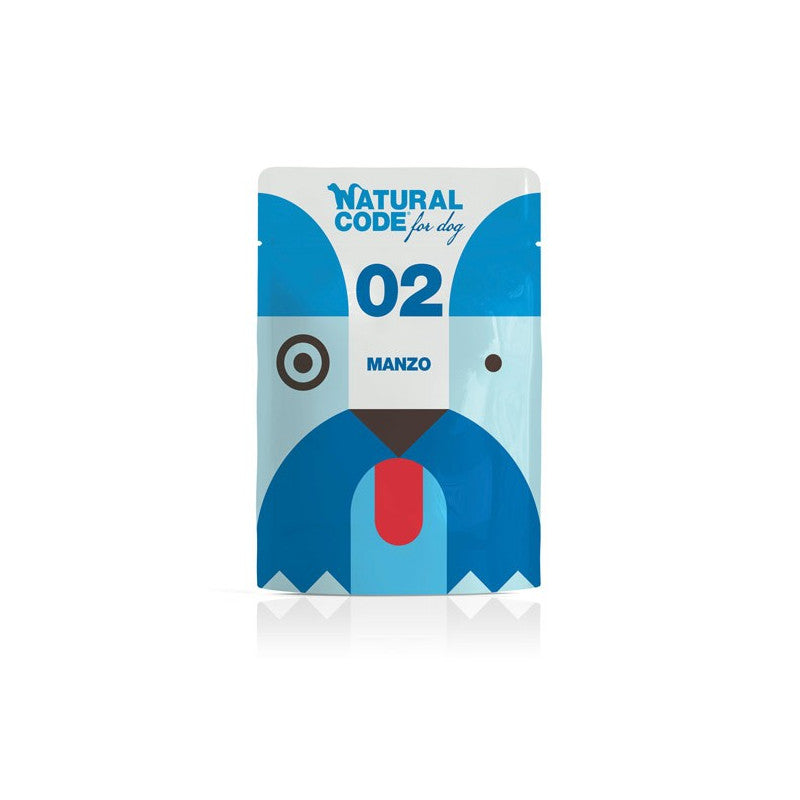 Natural Code 02 Beef Soft Jelly Wet Dog Food - 100G