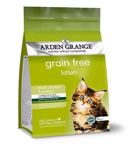 Arden Grange Grain Free Dry Kitten Food - 2KG