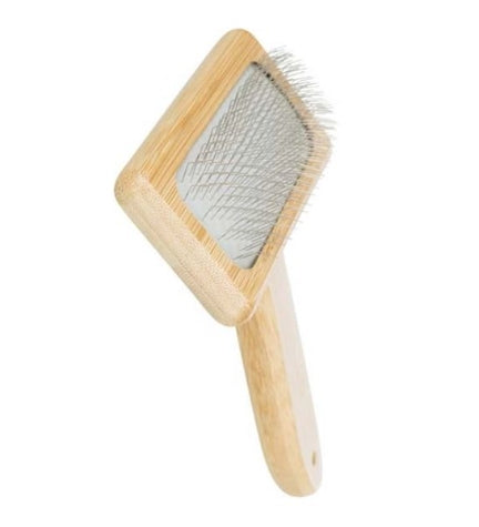 Trixie Soft Bamboo/Metal Brush - BROWN/12X15CM