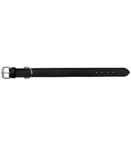 Trixie Active Leather Black Wide Collar for Dogs L-XL