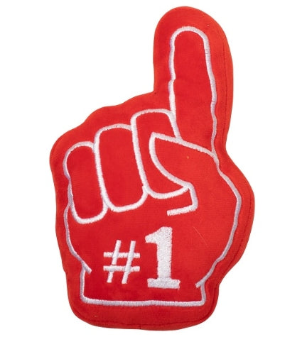 PetShop by Fringe Studio #1 Fan Plush Dog Toy - RED/8X5