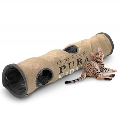 D&D Pura Vida Cat Tunnel Cat Toy - 120X25X25CM