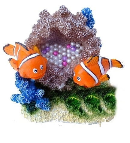 Aqua D'Ella Clown Fish 8 Decoration for Aquariums 6x3.5x5cm