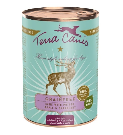Terra Canis Grain Free Game Venison Dog Wet Food - 400G